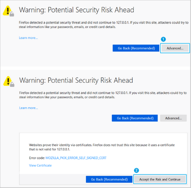 SSL Certificate Warning in Firefox